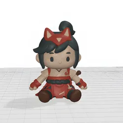 Kiriko Chibi Overwatch - Cute Figure