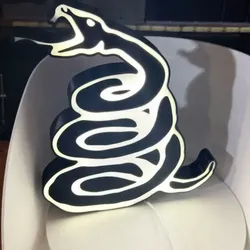 Metallica “Black album” snake lightbox