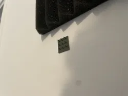Mount for foam sound absorbers and double sided tape