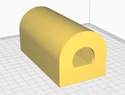mouse bait box with rounded roof