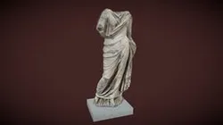 Musa romana del teatro de Segóbriga (Cuenca)