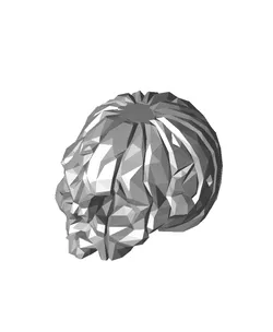 Pumpkin Skull - Low Poly