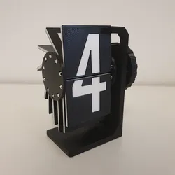 Split-flap counter - Fully printable