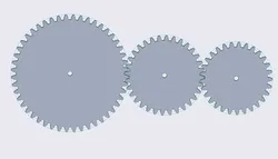 Spur Gear Train 3D print model