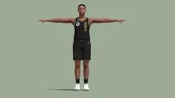 T-Pose Rigged Jackie Young WNBA
