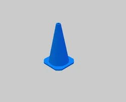 Traffic cone 1/24 scale, RC crawler gates