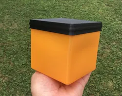 Vase mode container - Easy snap on lid - Filament saver, less is better