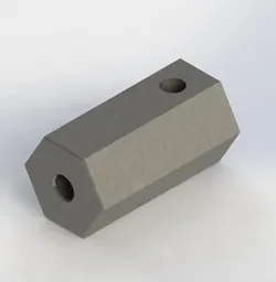 12mm hex rod steel adapter for 4mm shafts