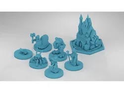 Alternative, 10mm miniatures for Pocket-Tactics Wizzards of the Crystal Forest