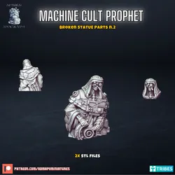 Broken Machine Cult Prophet Statue N.2 (Pre-supported)