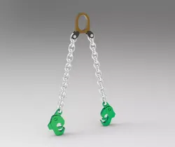Chain Drum Lifter 3D print model