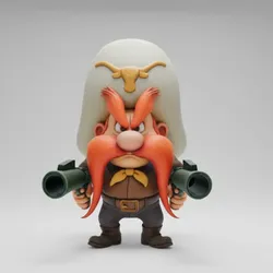Characters & Creatures STL Descărcare - Yosemite Sam - Radiance_Designs