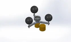 Floating oil skimmer