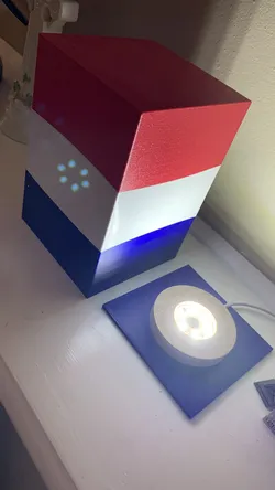 French Flag LED Lamp