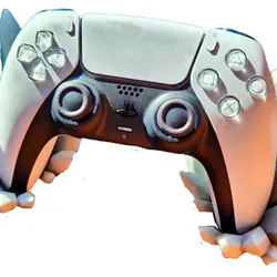 Glass holder for PS5 controller