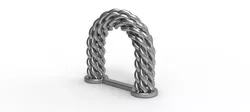 Luxury Metal Locked 20mm 3D print model