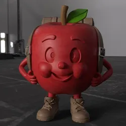 Other STL تنزيل - Apple boy - Countless_Sm