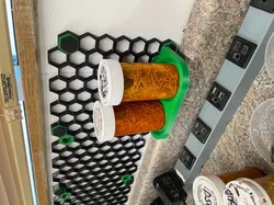 Pill Bottle Shelf for Honeycomb Storage Wall