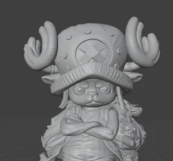 Tony Tony Chopper - 3D Figure with secure pose | One Piece Fanart