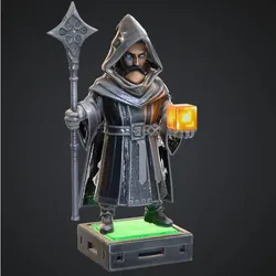 Voxel heroes - cube mage hero