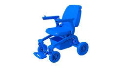 Wheelchair with Bathroom and Toilet Features  3D print model
