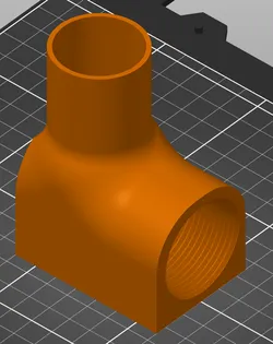 90° elbow adapter - 1.25" femaleNPT to 1.5" pond hose