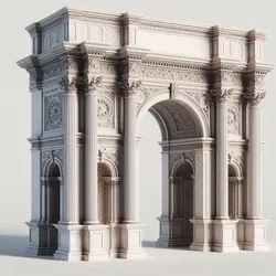 Ancient Egyptian Temple 3D Model | Historical Architecture | Realistic Miniature Scene | Monument Replica