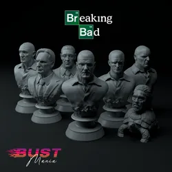 Breaking Bad Complete Premium 3D Bust Pack STL