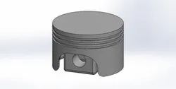 cad cam solidworks tutorials  / Piston Head - www.cad-solid.com