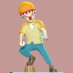 Characters & Creatures STL تنزيل - Young Buggy - One Piece - LoveModels