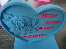Corazón para mamá - Modelo de impresión 3D gratuito