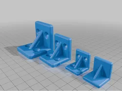 Corner Fixing Brackets 20,30,40mm