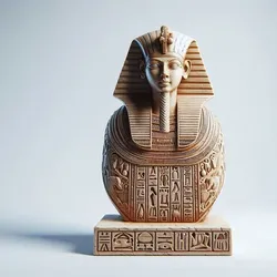 Egyptian Queen History | 3D Printable Model | Ancient Royal Sculpture | High Detail 3D Art | Decorative Figurine