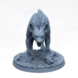 Feral Hyena Monster | Muscled Savannah Predator