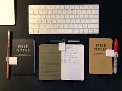 Pocket notebook clip