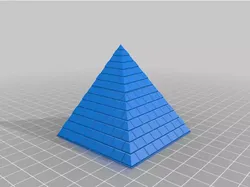 Pyramid Deco 3D print model