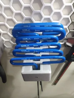 T-Handle Hex Key Holder - Honeycomb Storage Wall