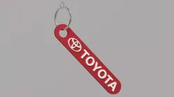 Toyota keychain 03 3D print model