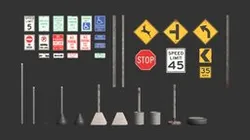 Traffic and Parking Sign Kit