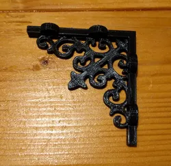Victorian Style Shelf Brackets - 4" shelf