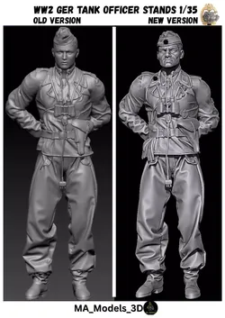 ww2 ger tank officer stands 1-35 New Version  3D print model