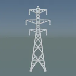 3D Electric Power Tower