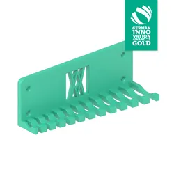 Combination Spanner Set 12pcs metric 6-22mm Wall Holder 056 I for screws or peg board