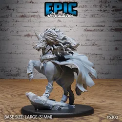 Dark Unicorn ‧ DnD Miniature ‧ Tabletop Miniatures ‧ Gaming Monster ‧ 3D Model ‧ RPG ‧ DnDminis ‧ STL FILE