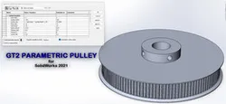 GT2 parametric pulley (SW21)