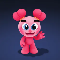 Kissy Missy – Cute Cartoon 3D Model for Home Decoration
