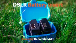 Multi-Use Case DSLR battery insert