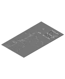 New York HueForge Postcard