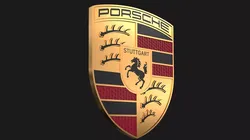 Porsche logo 02 3D print model