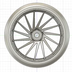 RC 1:5 FG styling rims with tires
